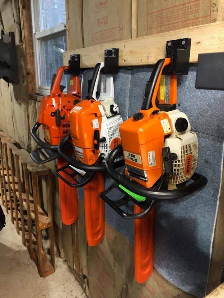 Chainsaw Wall Hangers and Hooks