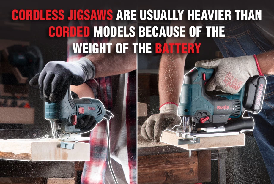 Cordless Jigsaw vs Corded Jigsaw